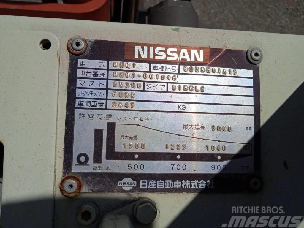 Nissan 02ZNH01A15 Gázüzemű targoncák