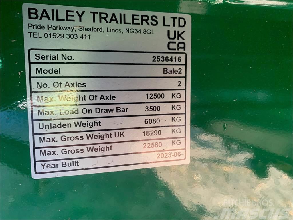Bailey FLAT 16 Bálaszállító pótkocsi