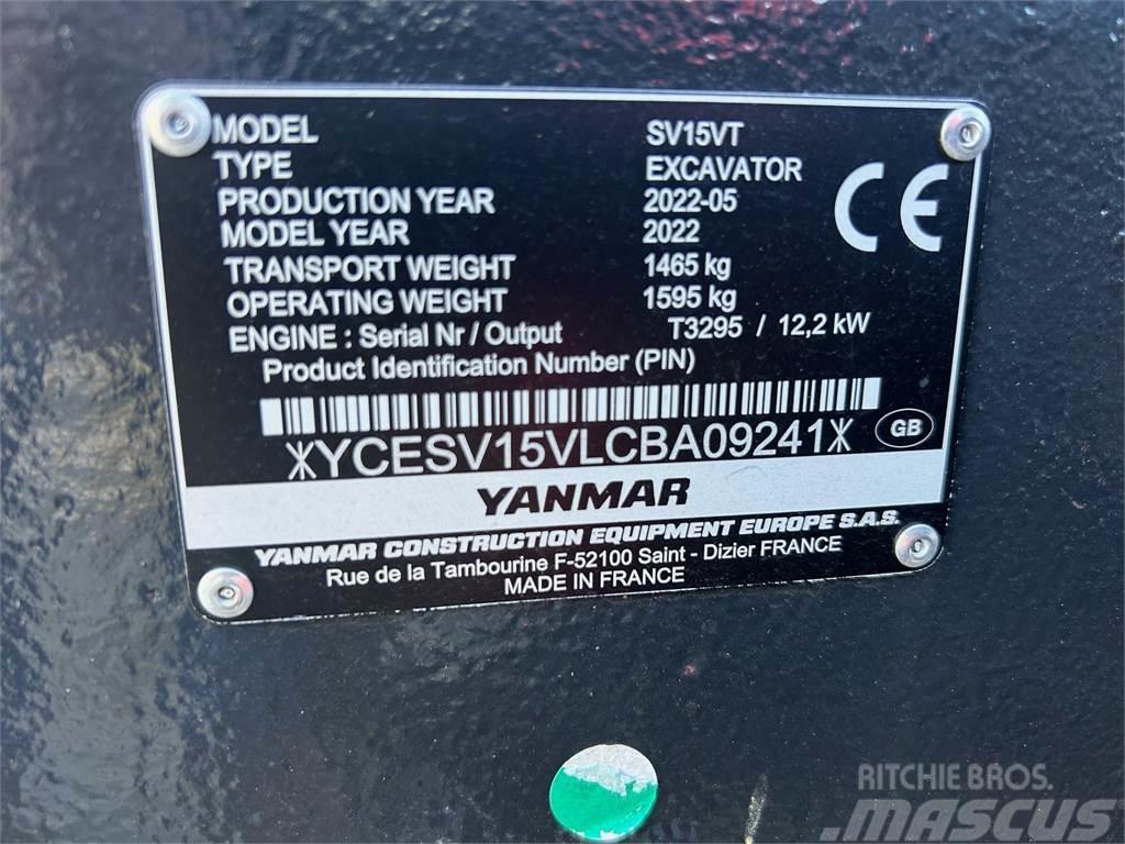Yanmar SV15VT Közepes (midi) kotrók 7 t - 12 t