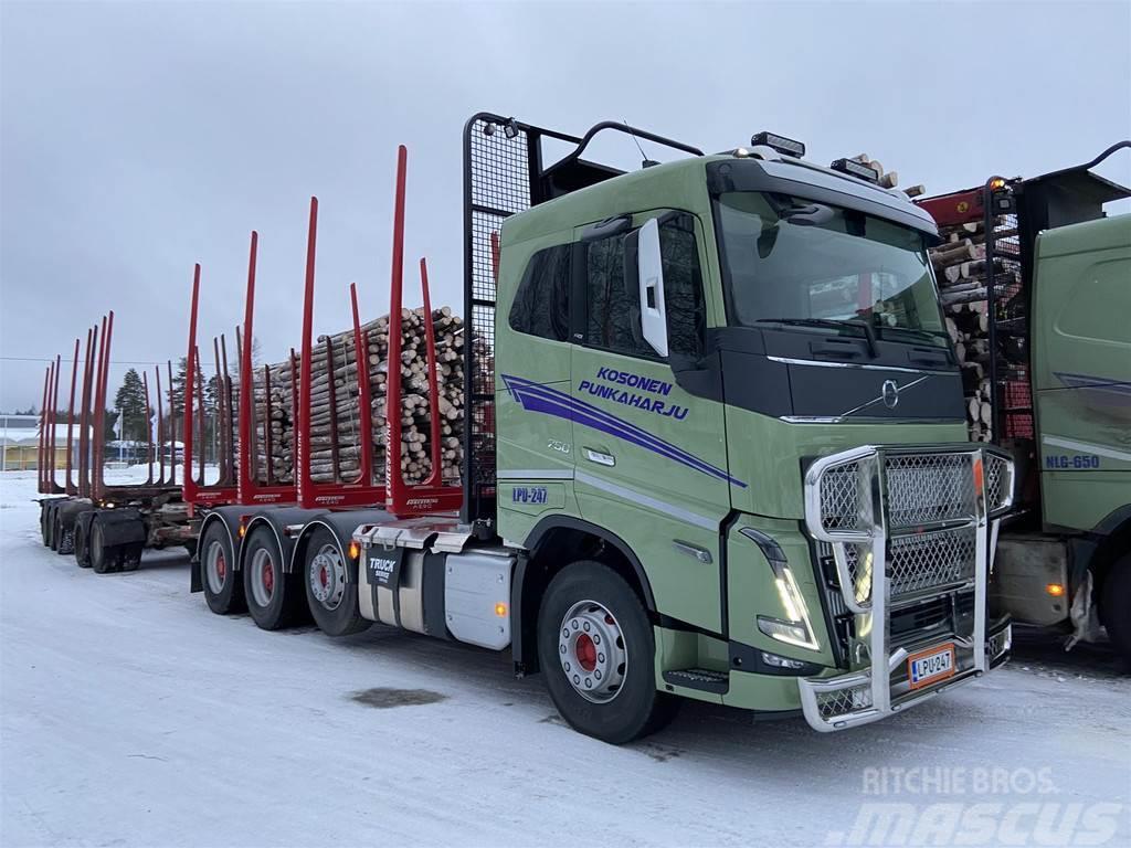 Volvo FH VTA-trippeli, vedonkatkaisu ja ryöminnät Rönkszállító teherautók