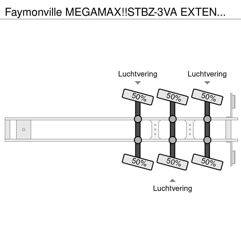 Faymonville MEGAMAX!!STBZ-3VA EXTENDABLE! REMOVABLE NECK!3x St Mélybölcsős félpótkocsik