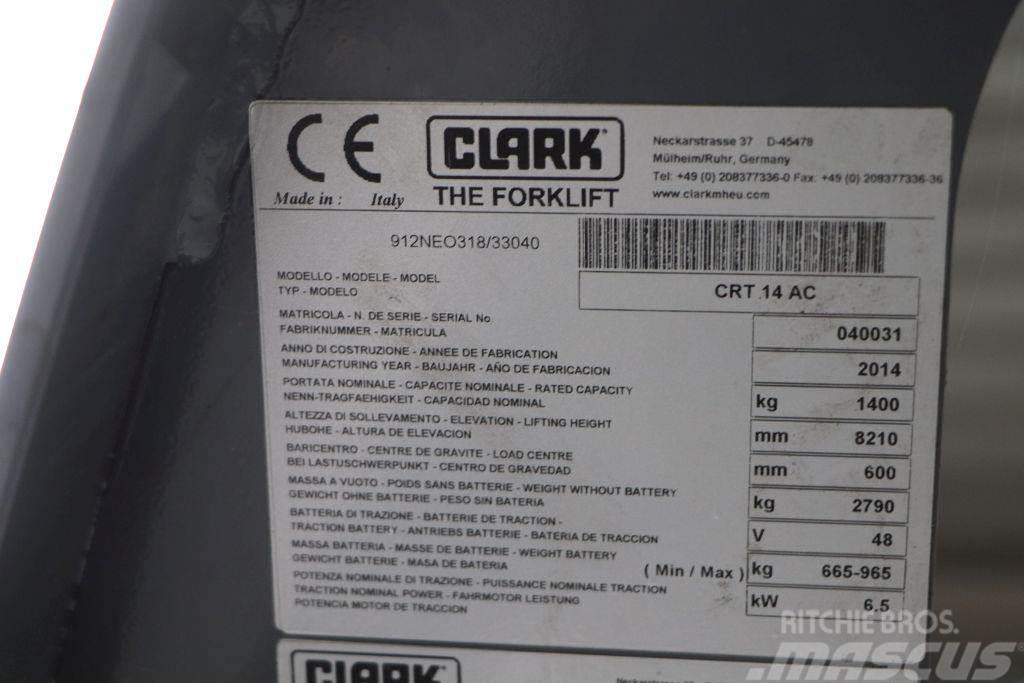 Clark CRT14AC Tolóoszlopos targonca