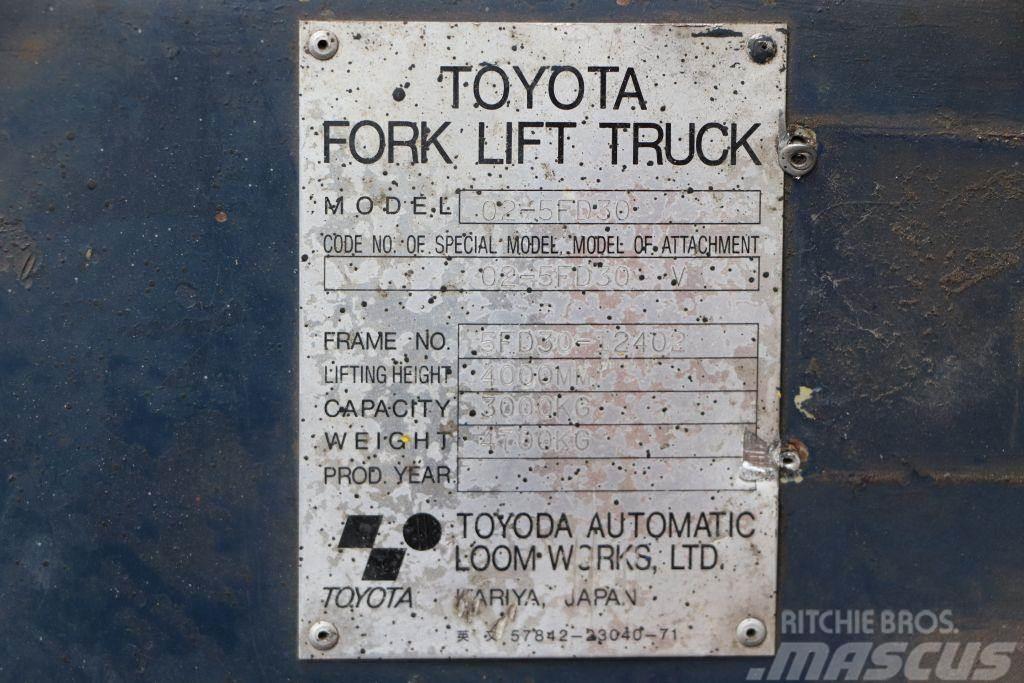 Toyota 02-5FD30 Dízel targoncák