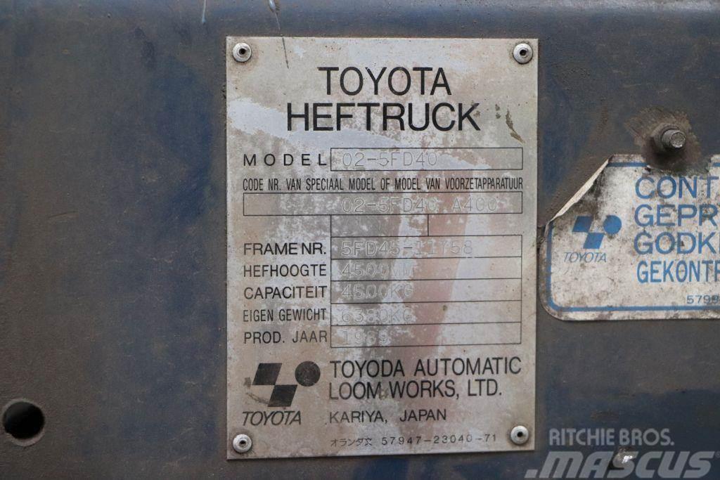 Toyota 02-5FD40 Dízel targoncák