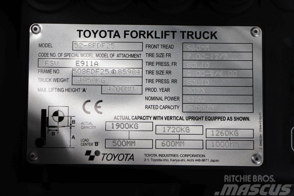 Toyota 52-8FDF25 Dízel targoncák