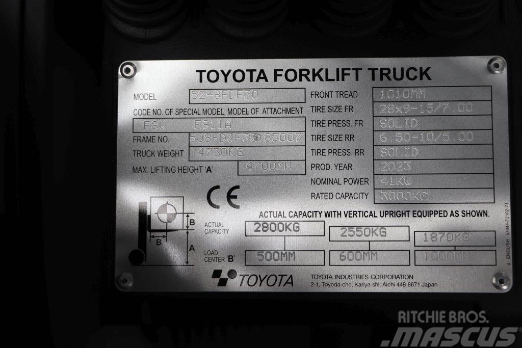 Toyota 52-8FDF30 Dízel targoncák