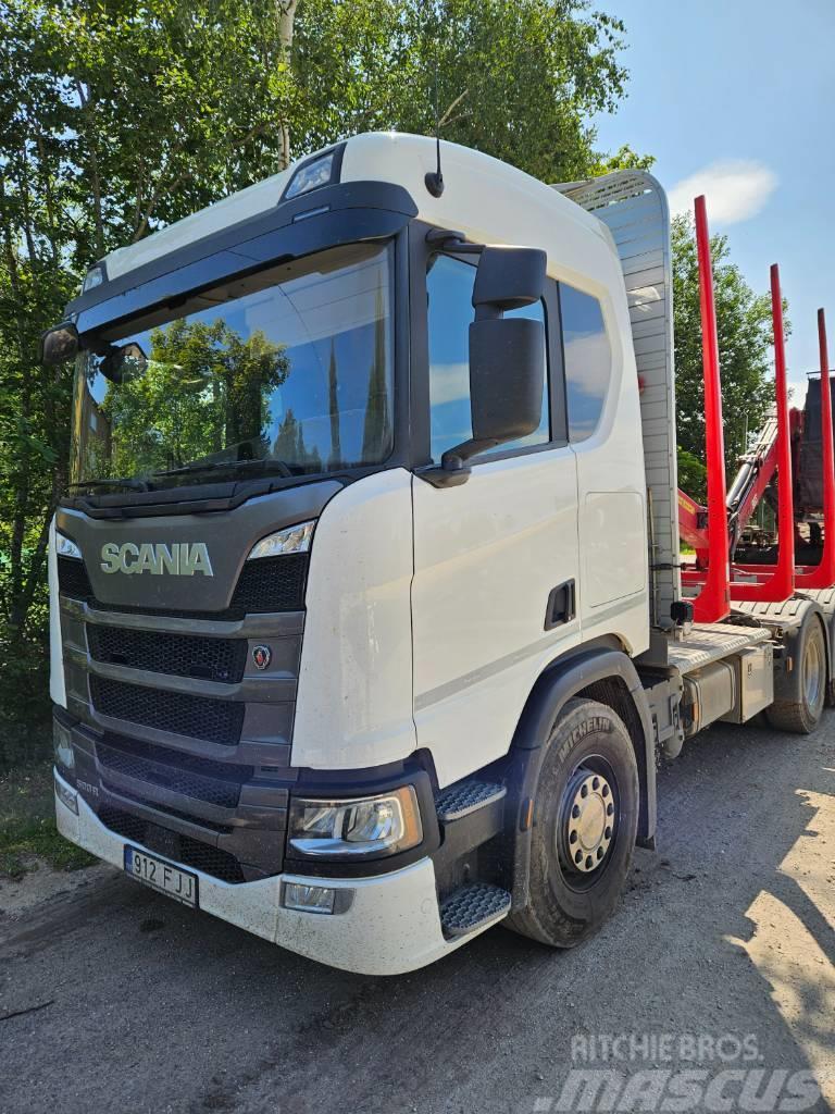 Scania 500 R Rönkszállító teherautók