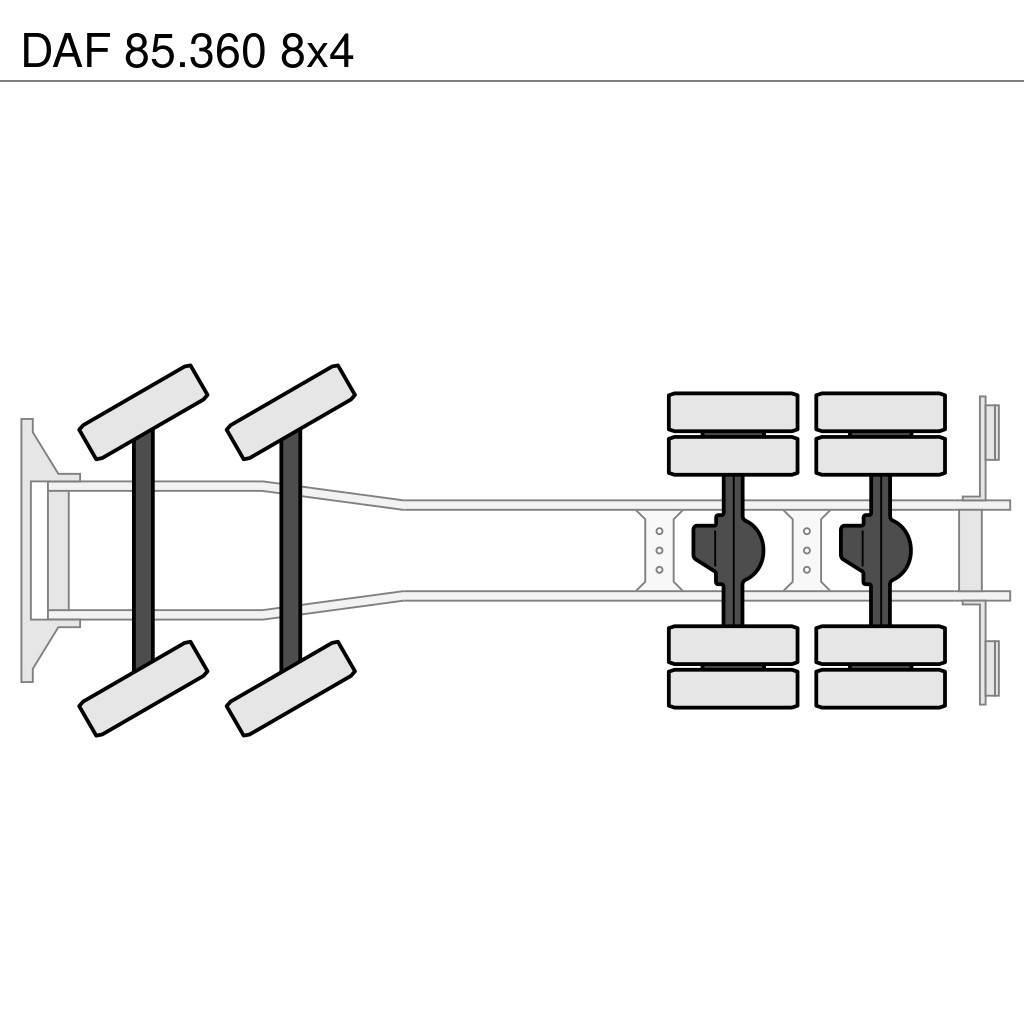 DAF 85.360 8x4 Betonkeverők/Betonpumpák