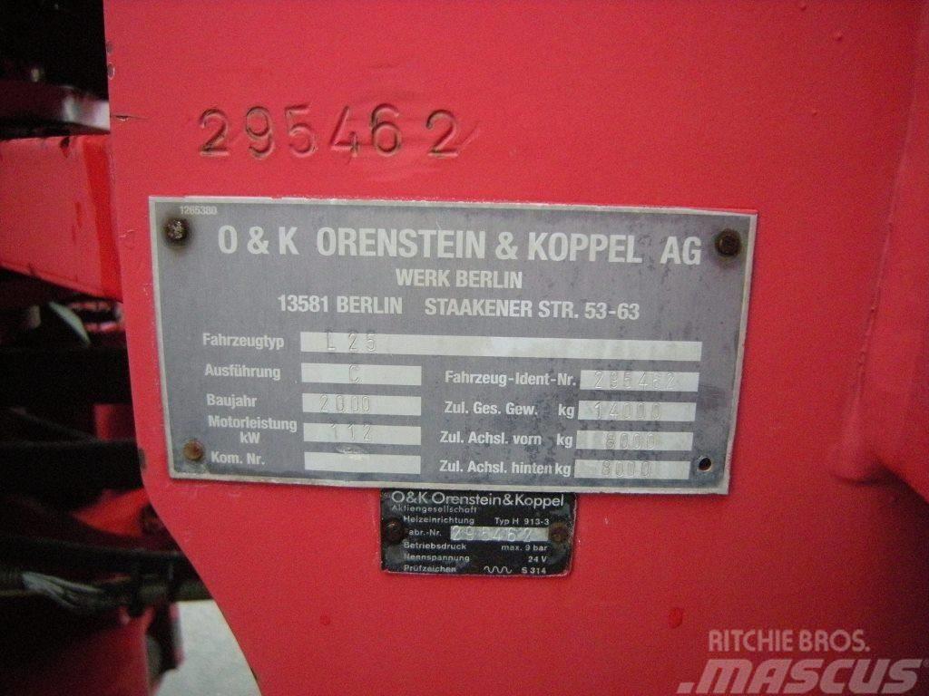O&K L 25 C Gumikerekes homlokrakodók
