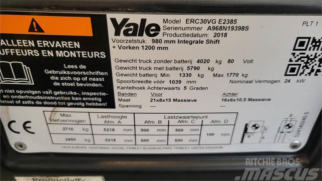 Yale electro 2018 ERC30VG Elektromos targoncák