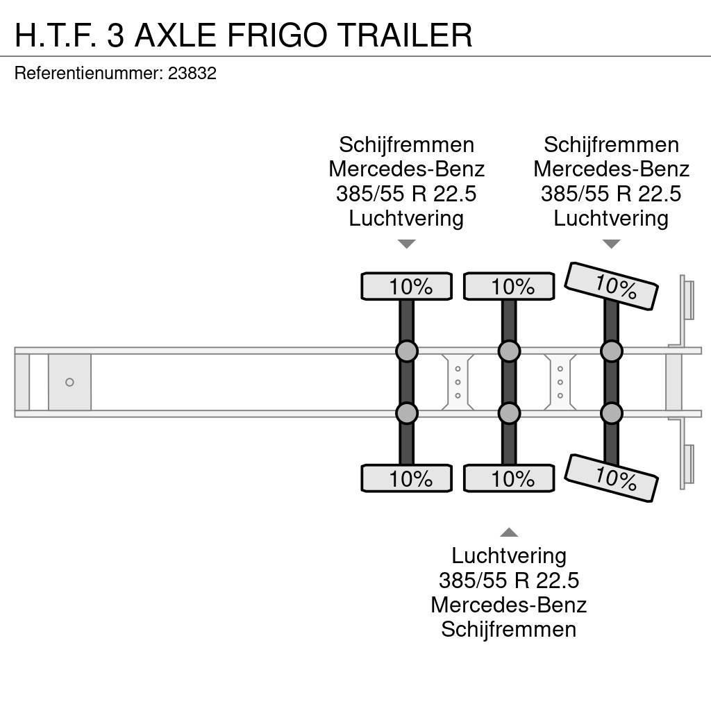  H.T.F. 3 AXLE FRIGO TRAILER Hűtős félpótkocsik