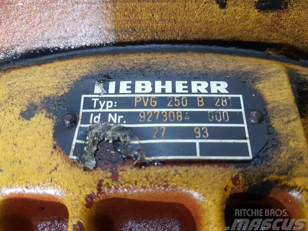 Liebherr PVG250B 281 - Transmission/Getriebe/Transmissiebak Váltók