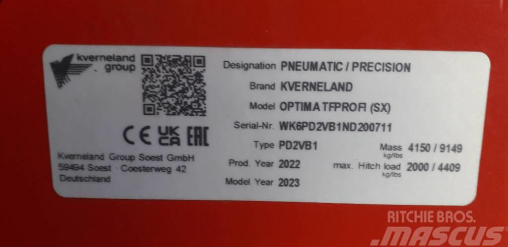 Kverneland OPTIMA TF PROFI SX Precíziós vetőgépek