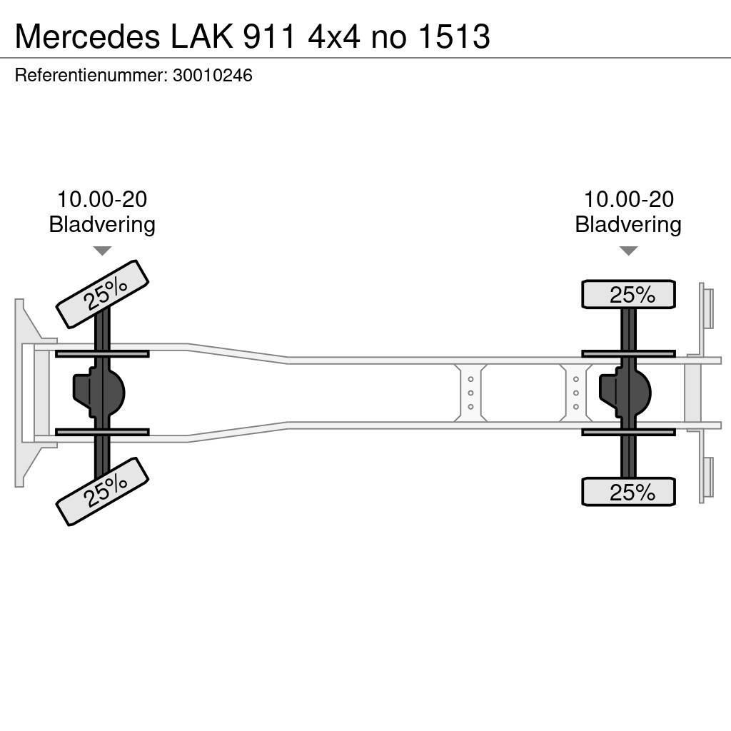 Mercedes-Benz LAK 911 4x4 no 1513 Billenő teherautók
