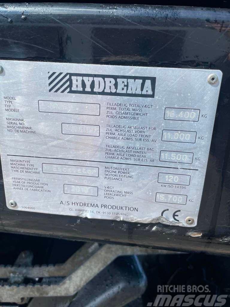 Hydrema MX 14 Gumikerekes kotrók
