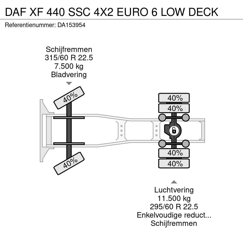 DAF XF 440 SSC 4X2 EURO 6 LOW DECK Nyergesvontatók