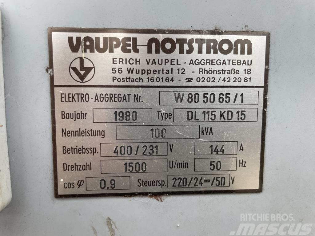  Notstromaggregat Vaupel 100 kVA Dízel áramfejlesztők