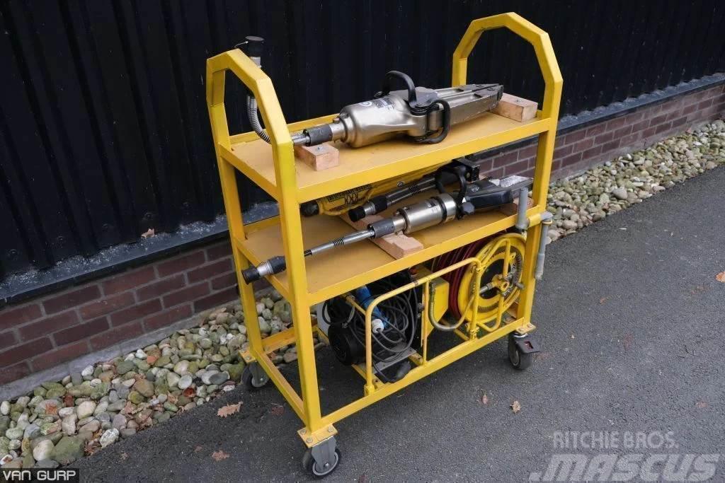Weber Hydraulic spreader + Power unit + ram + cutter Fogók
