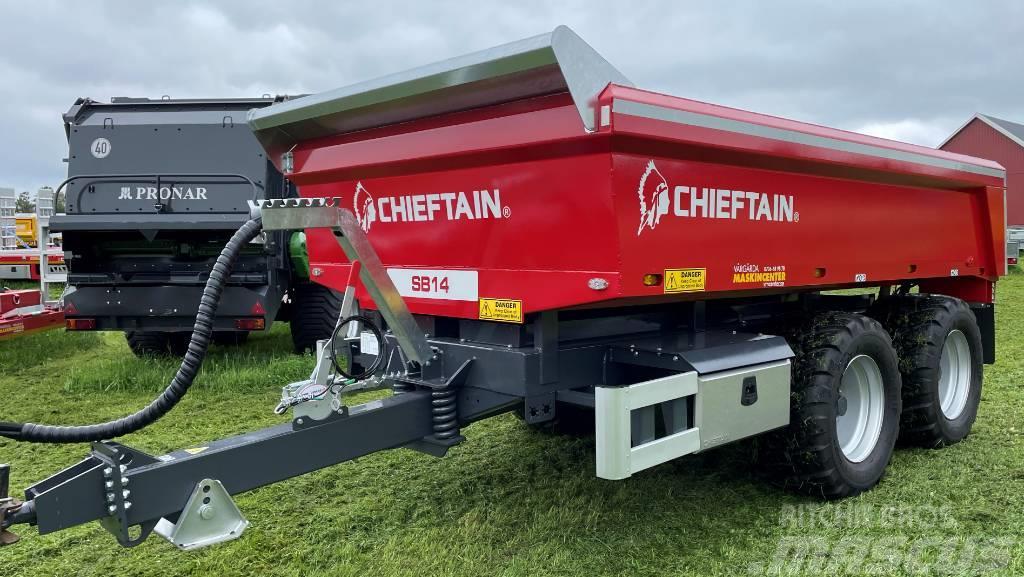 Chieftain Stendumper 14 ton för ramper Billenő Mezőgazdasági pótkocsik