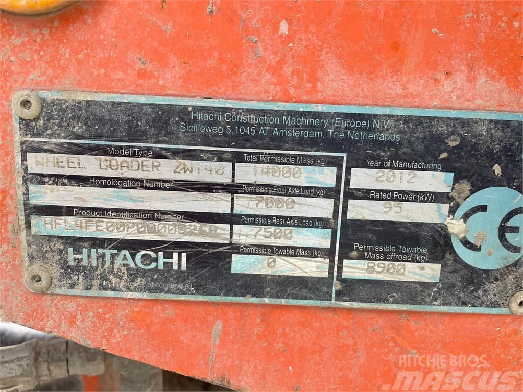 Hitachi ZW140 Gumikerekes homlokrakodók