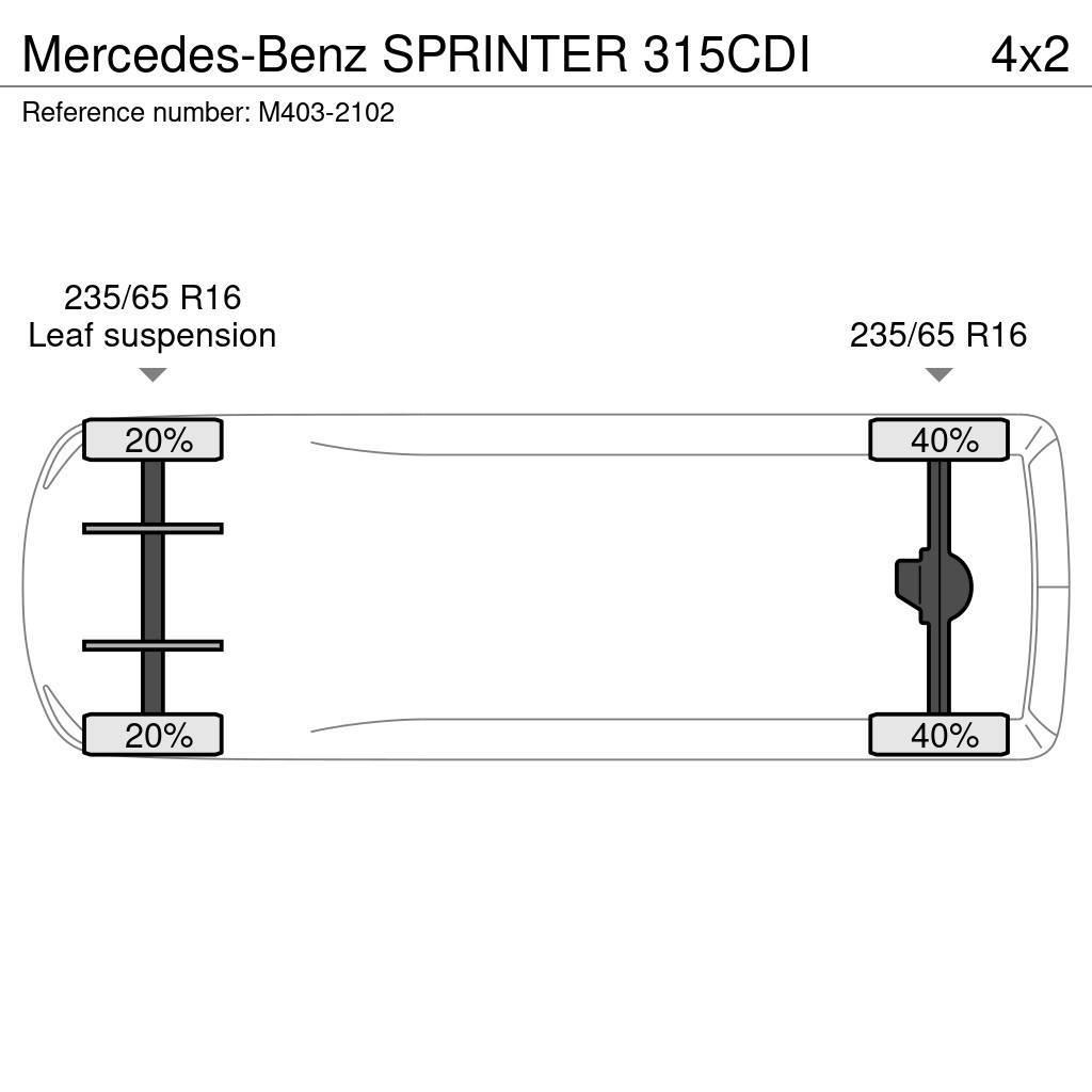 Mercedes-Benz Sprinter 315CDI Transporterek