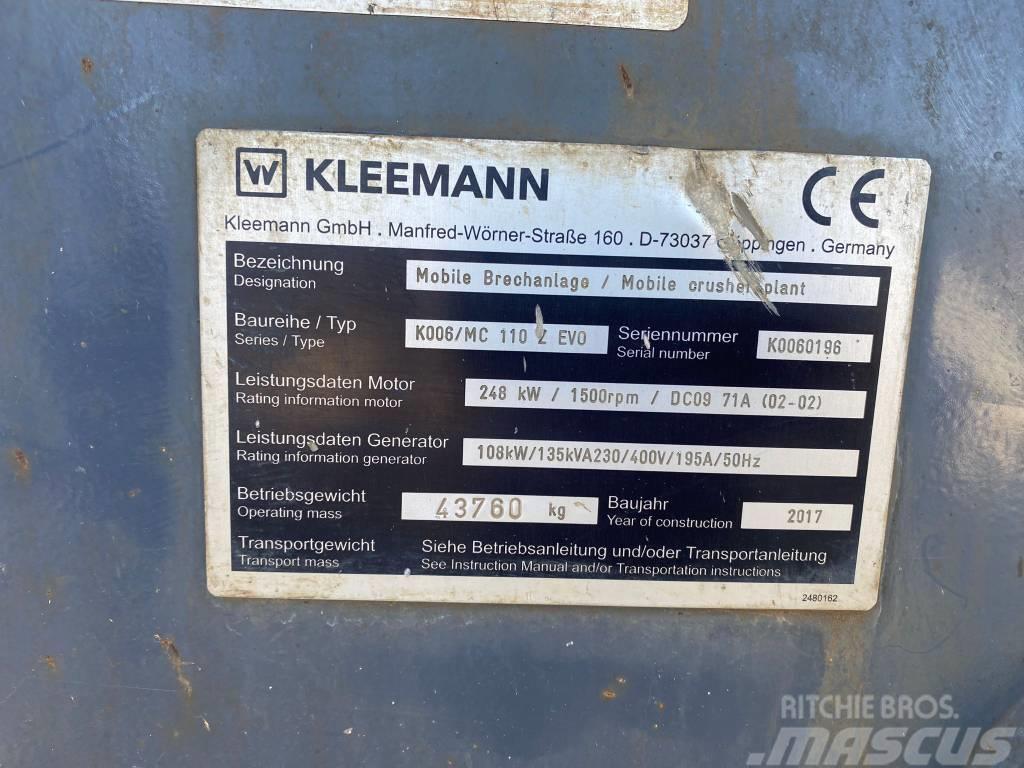 Kleemann MC 110 Z Evo Mobil törőgépek