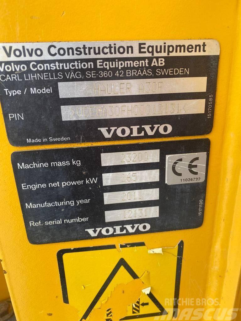 Volvo a30f Csuklósdömperek