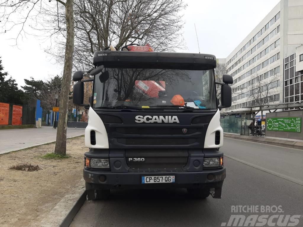 Camion porteur Scania P360 35TM Euro 5 Darus teherautók