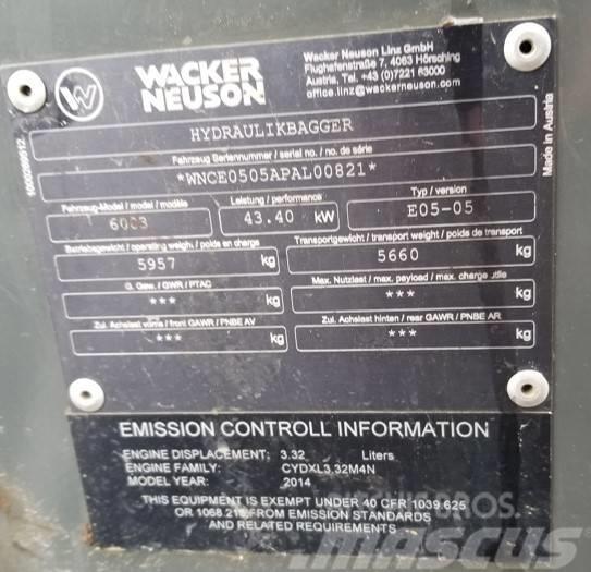 Wacker Neuson 6003 Lánctalpas kotrók