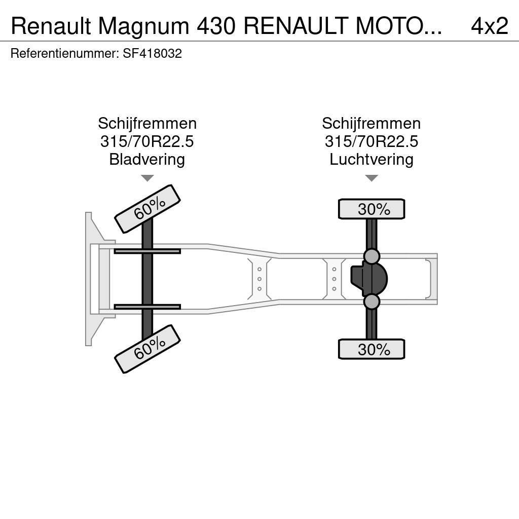 Renault Magnum 430 RENAULT MOTOR / AIRCO Nyergesvontatók