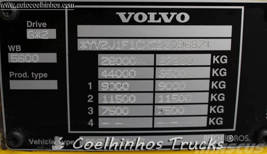 Volvo FM 410 + PK 18002 EH-B Platós/Csörlős teherautók