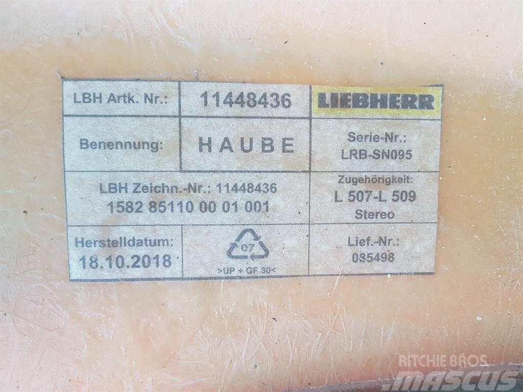 Liebherr L507-L509 Stereo-11448436-Engine hood/Motorhaube Alváz és felfüggesztés