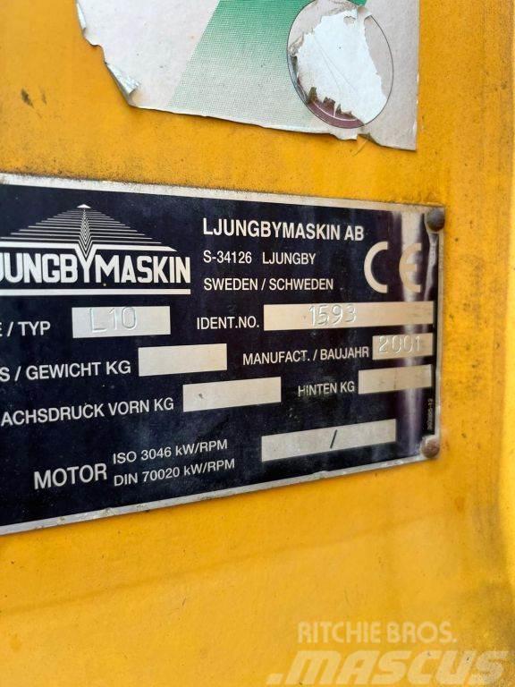 Ljungby Maskin L10 Gumikerekes homlokrakodók