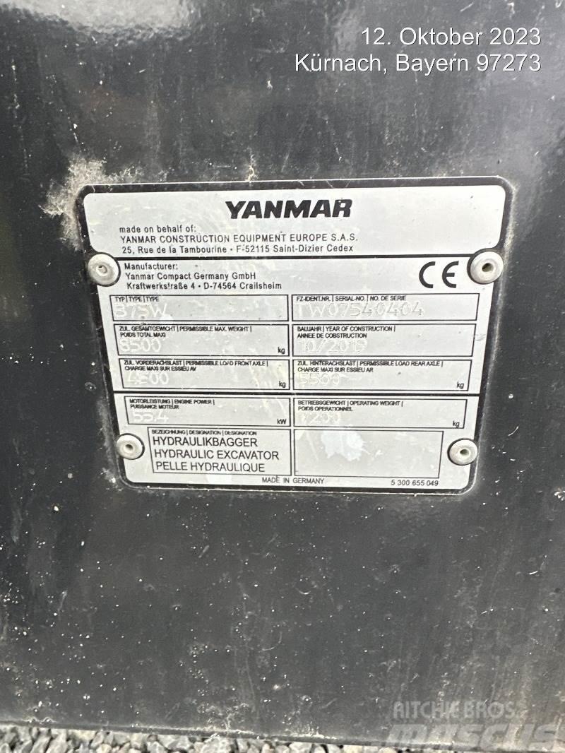 Yanmar B75W Gumikerekes kotrók
