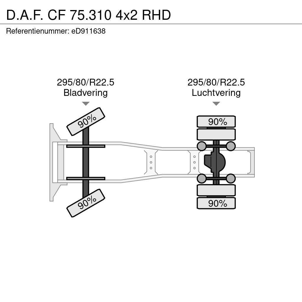 DAF CF 75.310 4x2 RHD Nyergesvontatók