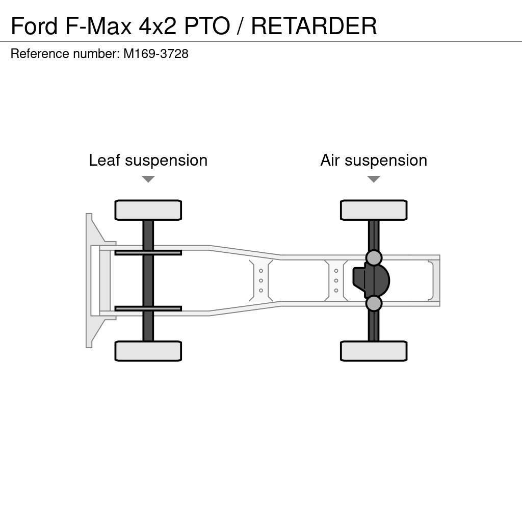 Ford F-Max 4x2 PTO / RETARDER Nyergesvontatók