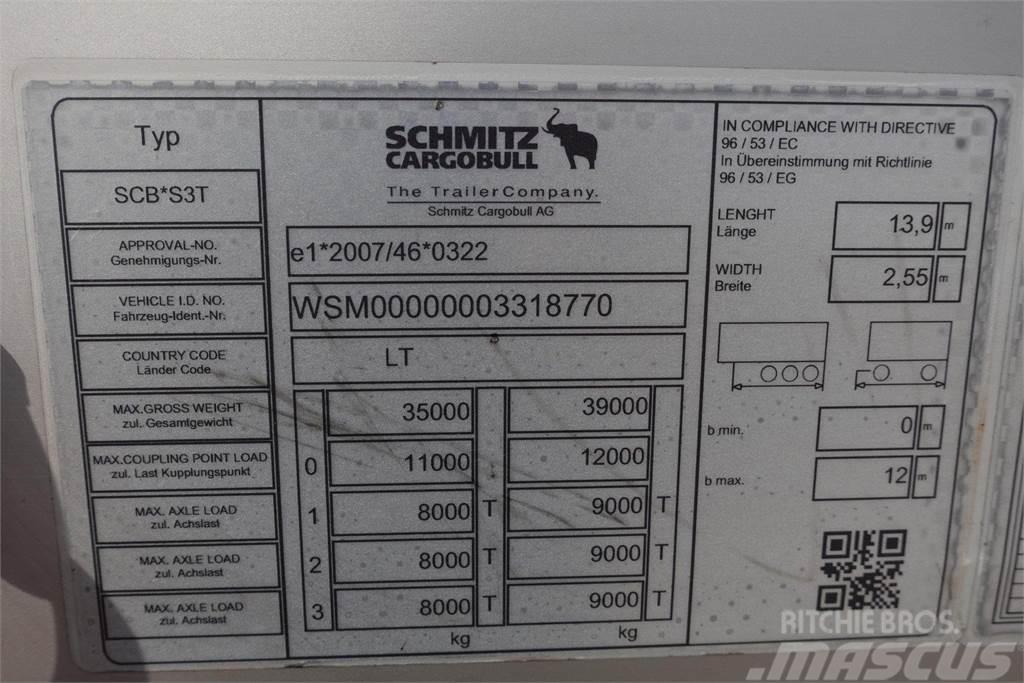 Schmitz Cargobull SCS24 Standart Curtainsider Varios, ARM, ALU, LR Ponyvás pótkocsik