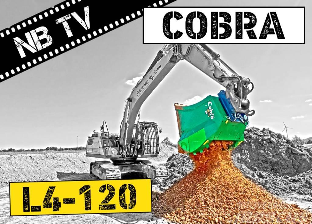 Cobra Siebschaufel L4-120 | Schaufelseparator Bagger Rotátoros törőkanalak