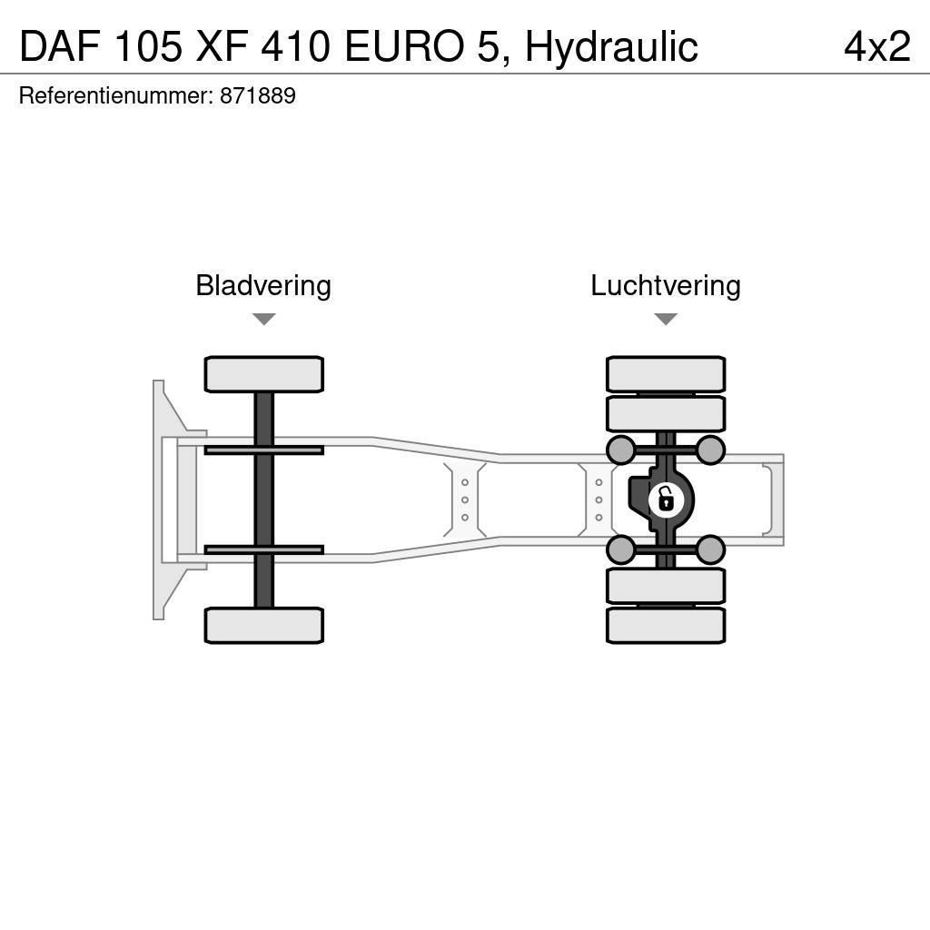 DAF 105 XF 410 EURO 5, Hydraulic Nyergesvontatók