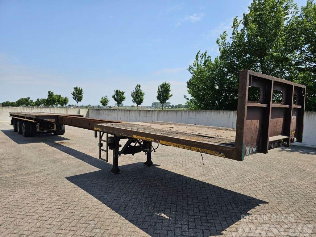 Nooteboom 7 Meter extendable - Max length 20 meter Platós / Ponyvás félpótkocsik