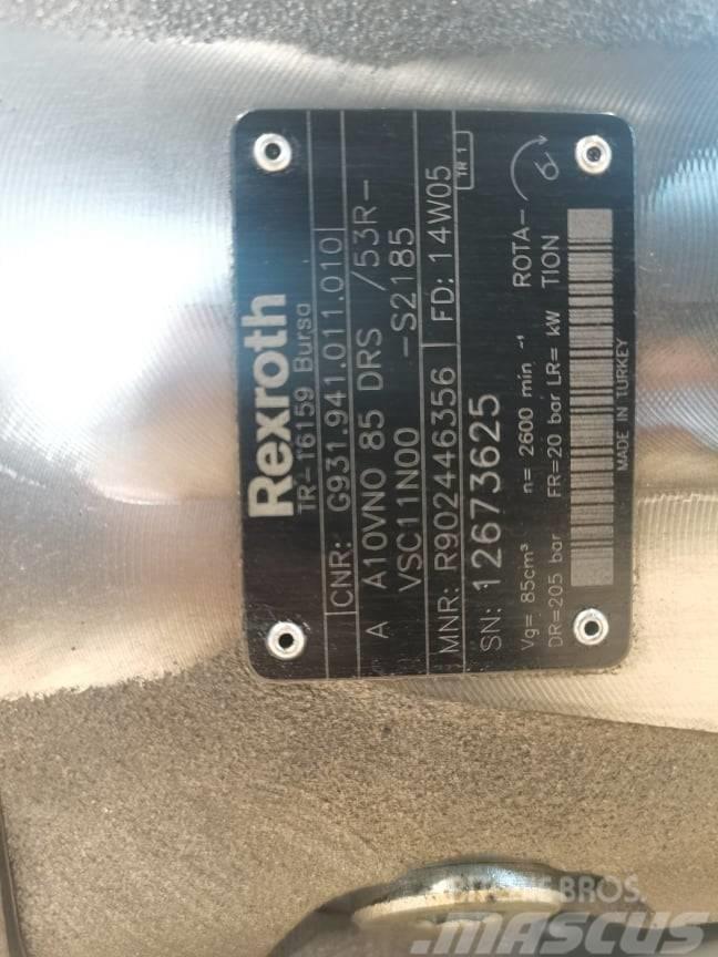 Rexroth {A10V No 85 DRS} pump Hidraulika