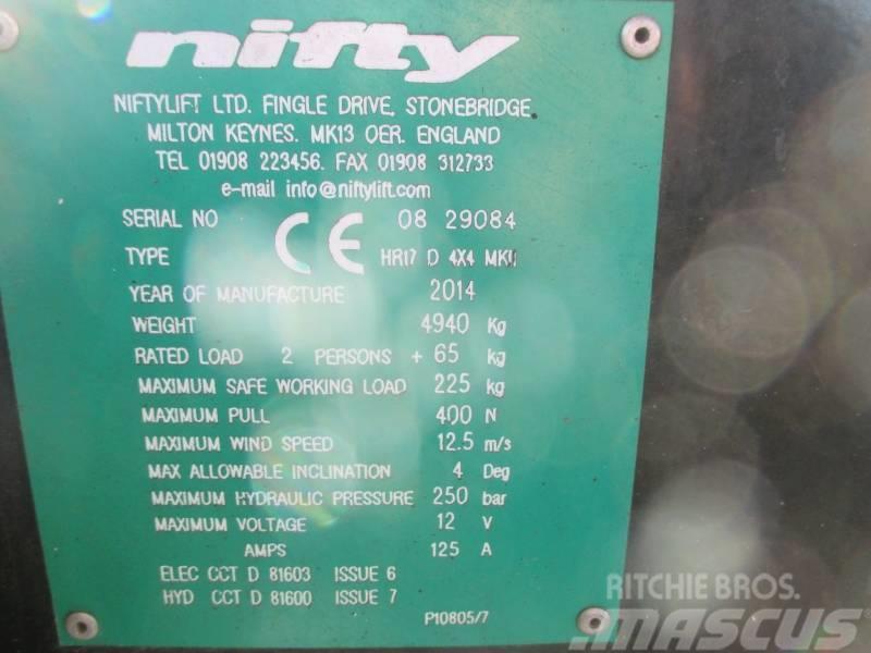 Niftylift HR 17 D 4x4 Karos emelők