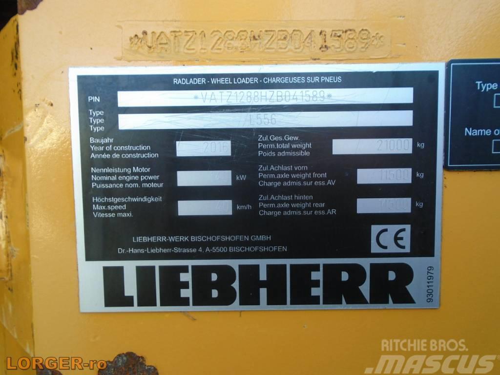 Liebherr L 556 Gumikerekes homlokrakodók