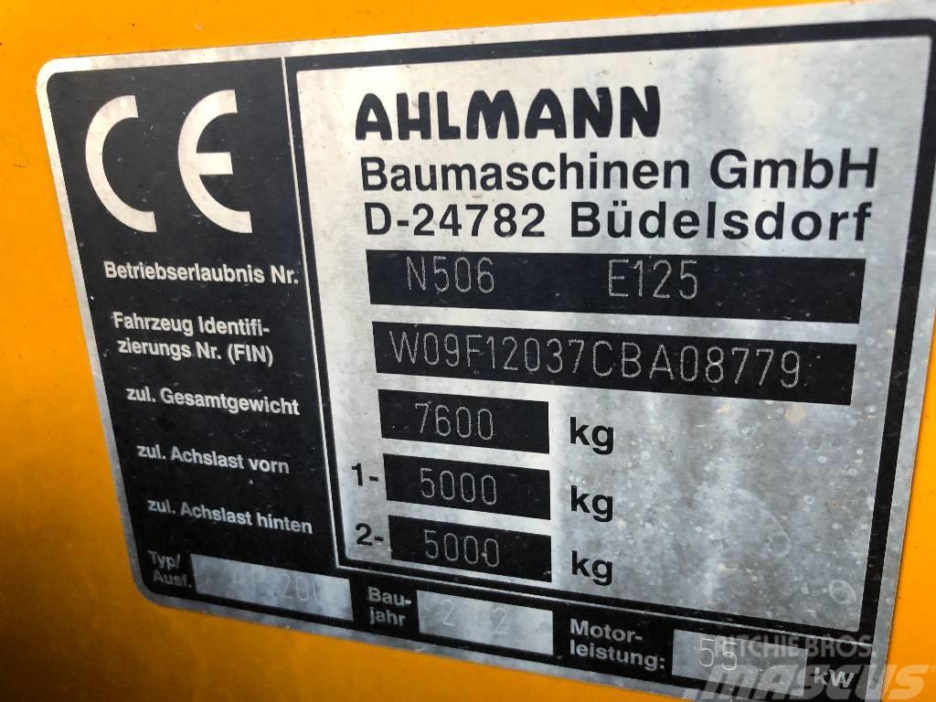 Ahlmann AF1200 Dismantled: only spare parts Gumikerekes homlokrakodók