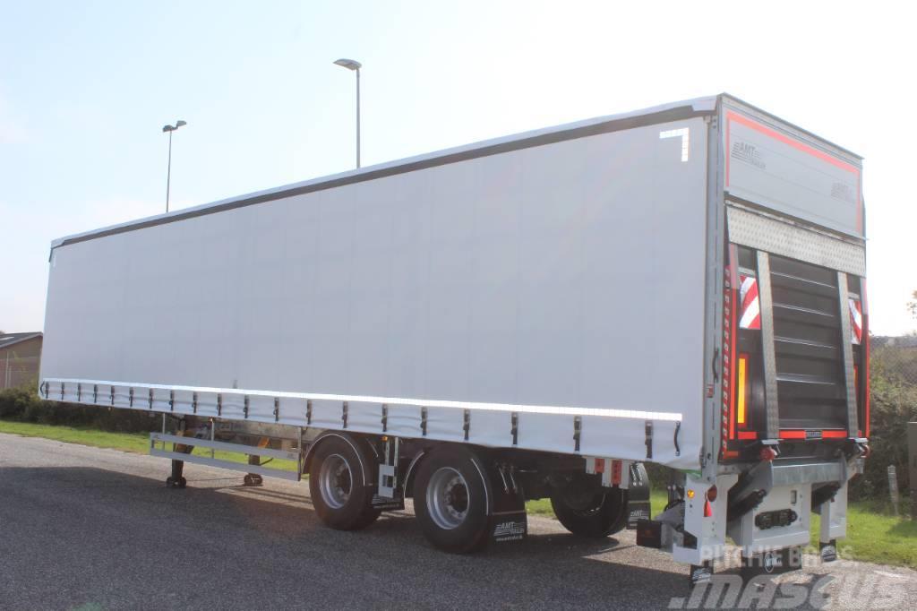 AMT 2 akslet city trailer med lift og TRIDEC- CI200 Elhúzható ponyvás félpótkocsik