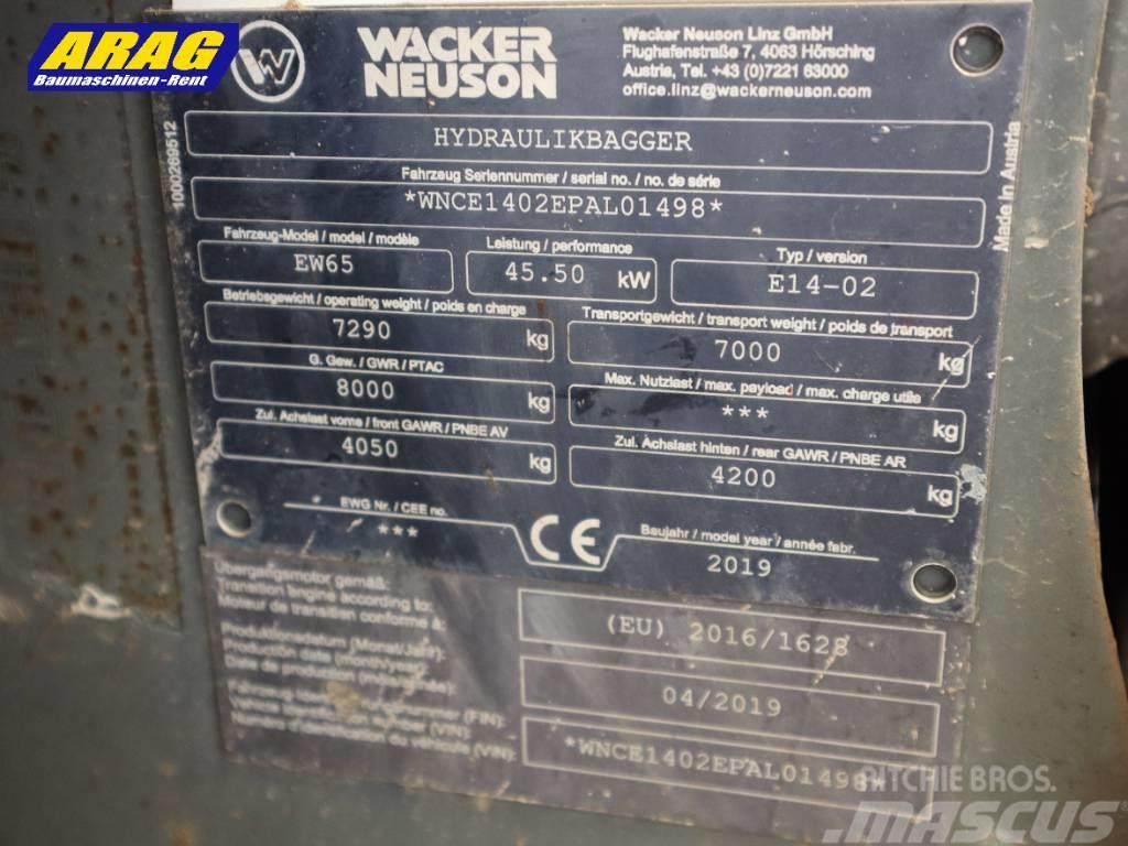 Wacker Neuson EW 65 Gumikerekes kotrók
