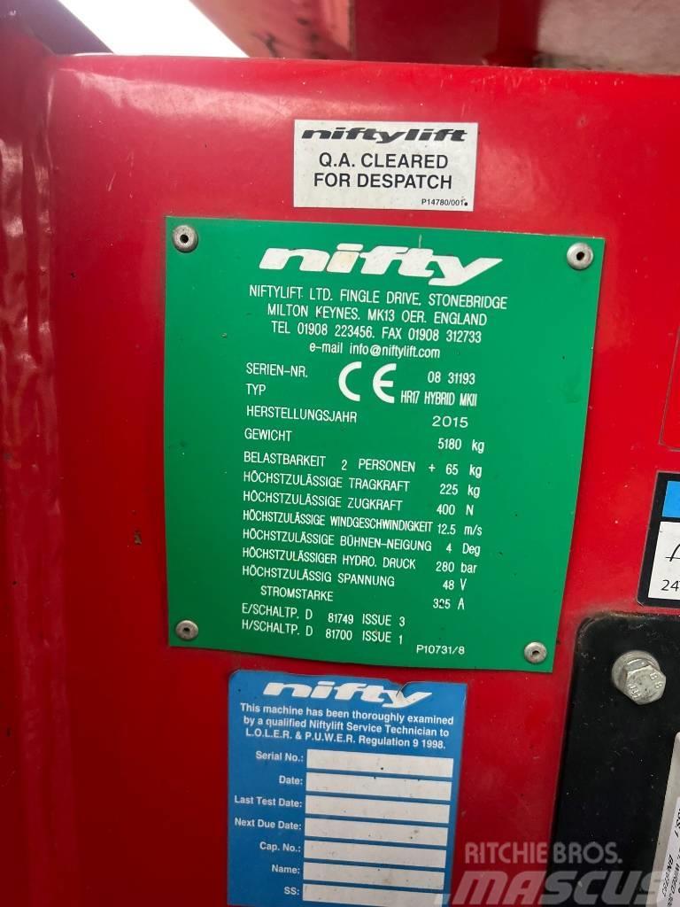 Niftylift HR 17 Karos emelők