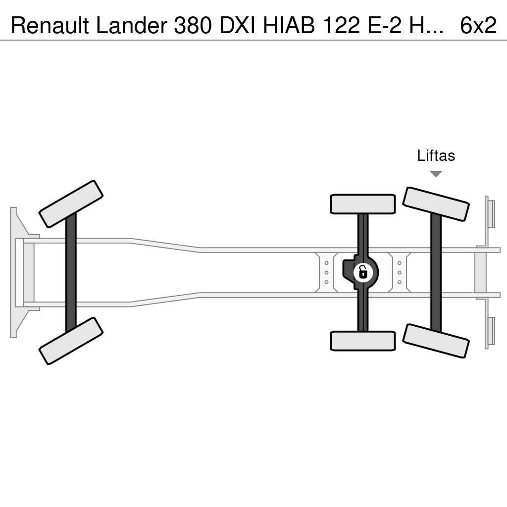 Renault Lander 380 DXI HIAB 122 E-2 HiDuo - REMOTE CONTROL Terepdaruk