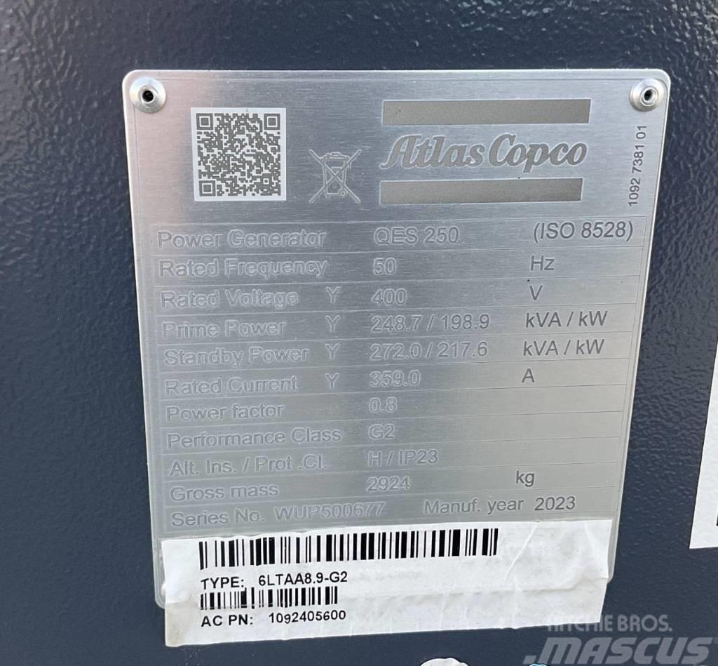 Atlas Copco QES 250 Super Silent Nowy Unused Dízel áramfejlesztők