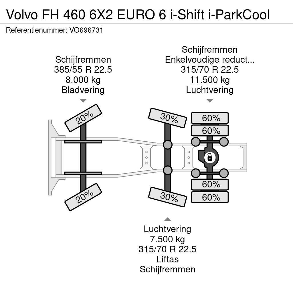 Volvo FH 460 6X2 EURO 6 i-Shift i-ParkCool Nyergesvontatók